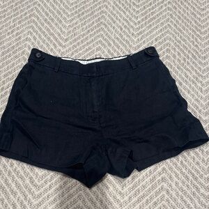 J. Crew navy linen  High-Waist Casual Shorts